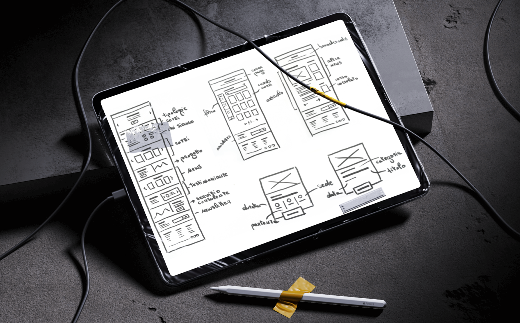 Wireframe Sketches, Inforcoop Ecipa